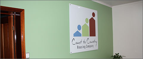 Internal Perspex Mounted Sign