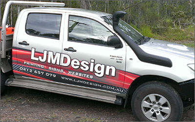 Support. LJMDesign Provides Quality Printing, Signs and Websites. Cairns and Townsville North Queensland.